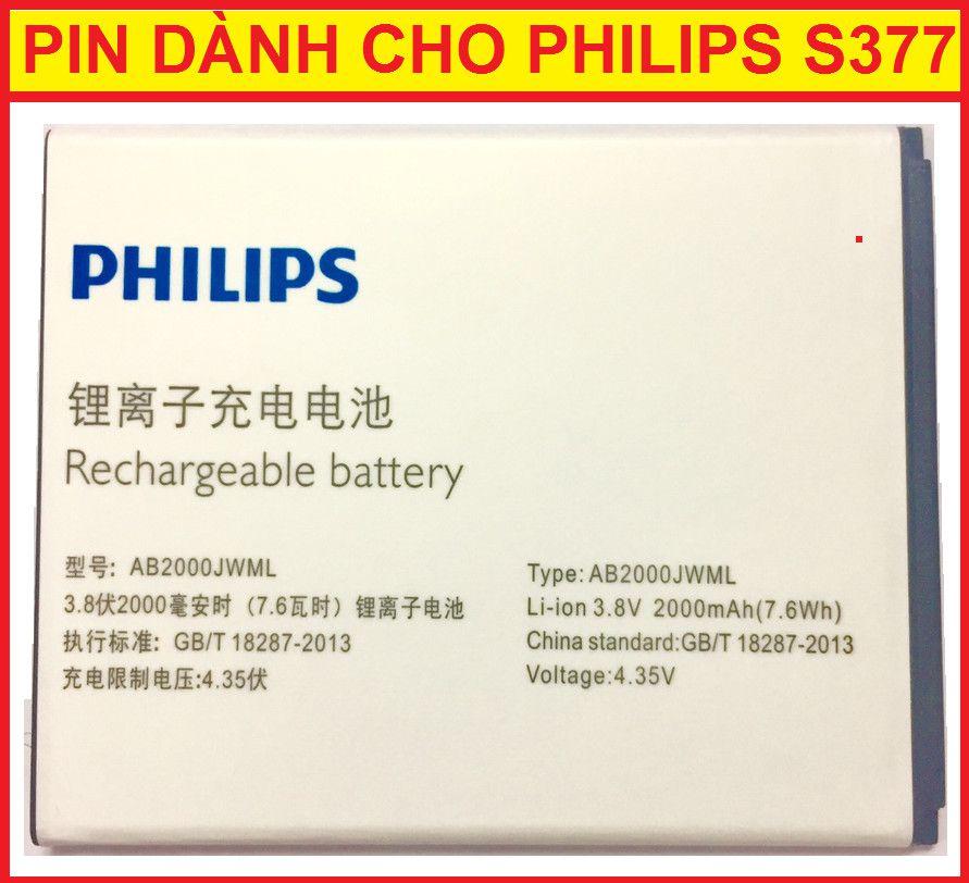 Pin điện thoại Philips S337