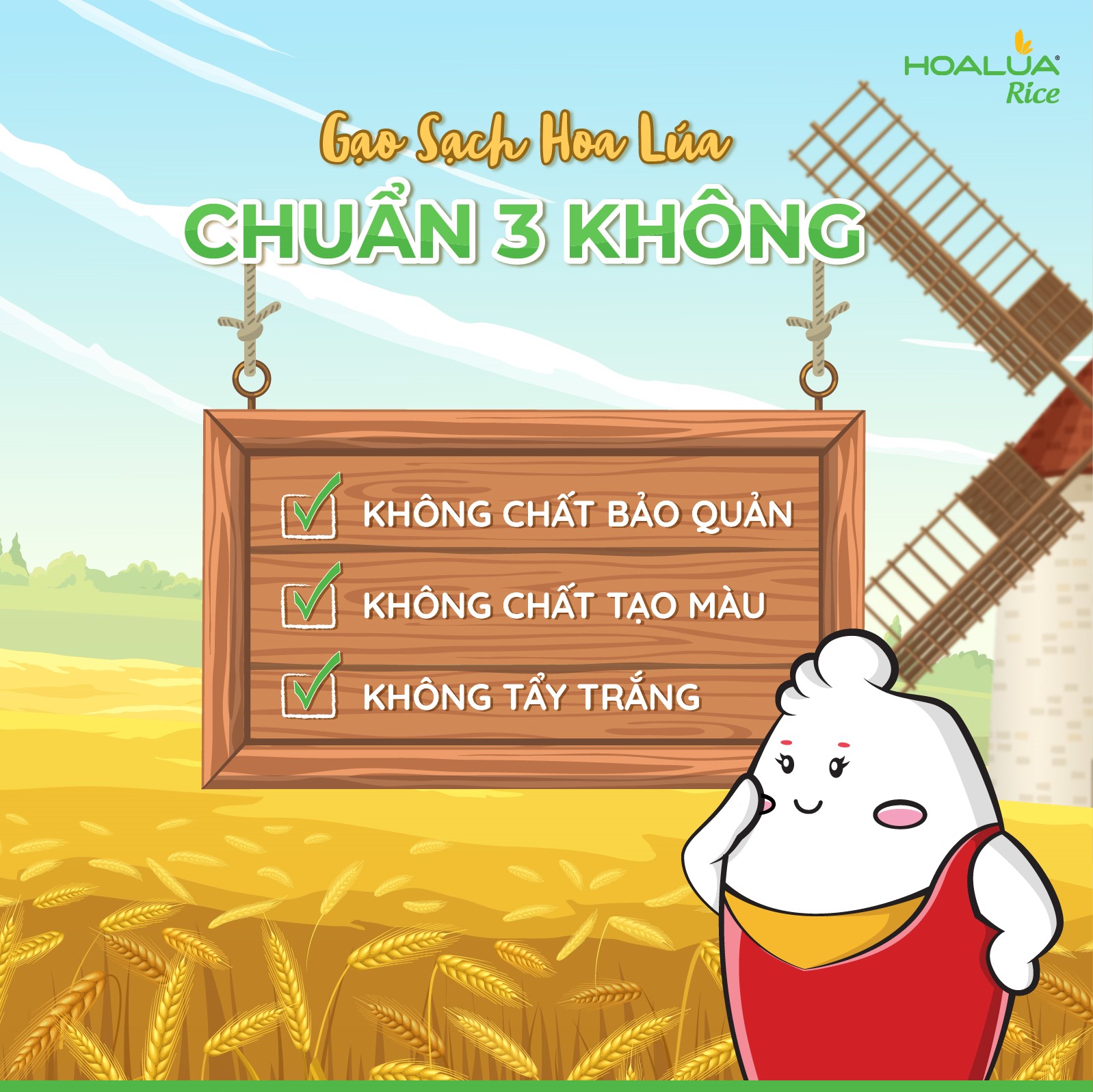 [Siêu Sale] Gạo Tấm ST25 Hoa Lúa - Dẻo mềm, thơm ngon