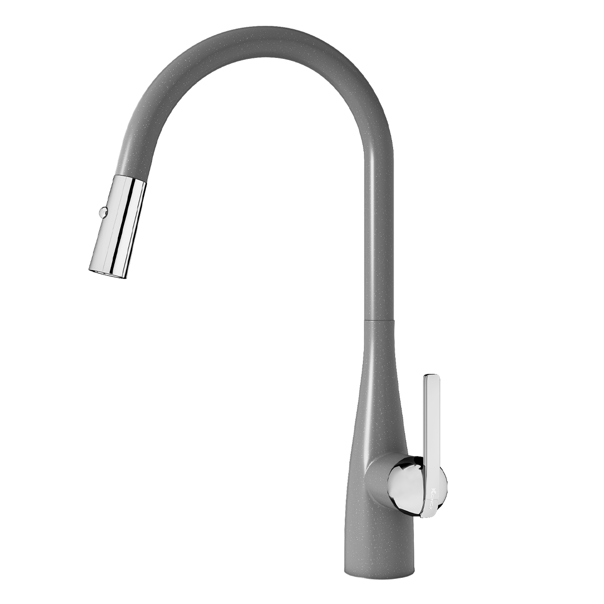 Vòi rửa bát dây rút Konox Curva Chrome