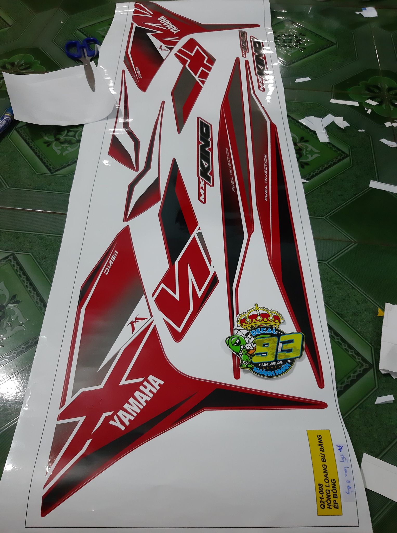 tem rời ex 150 2020 mx king đỏ