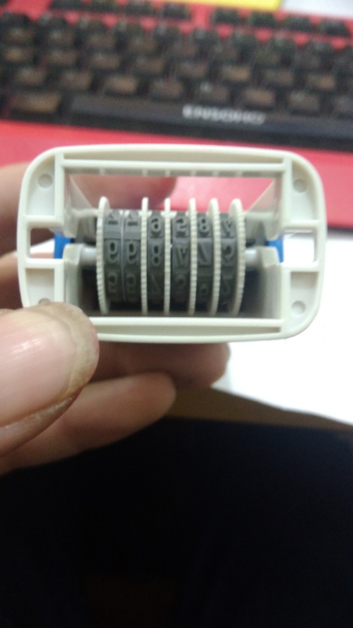 Con dấu 6 số liền mực (Colop S126)