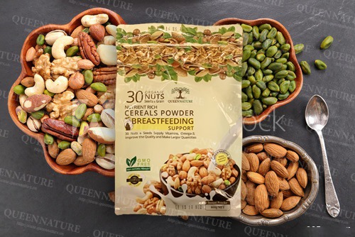 Ngũ Cốc Kích Lợi Sữa QUEEN NATURE Bịch 800Gr