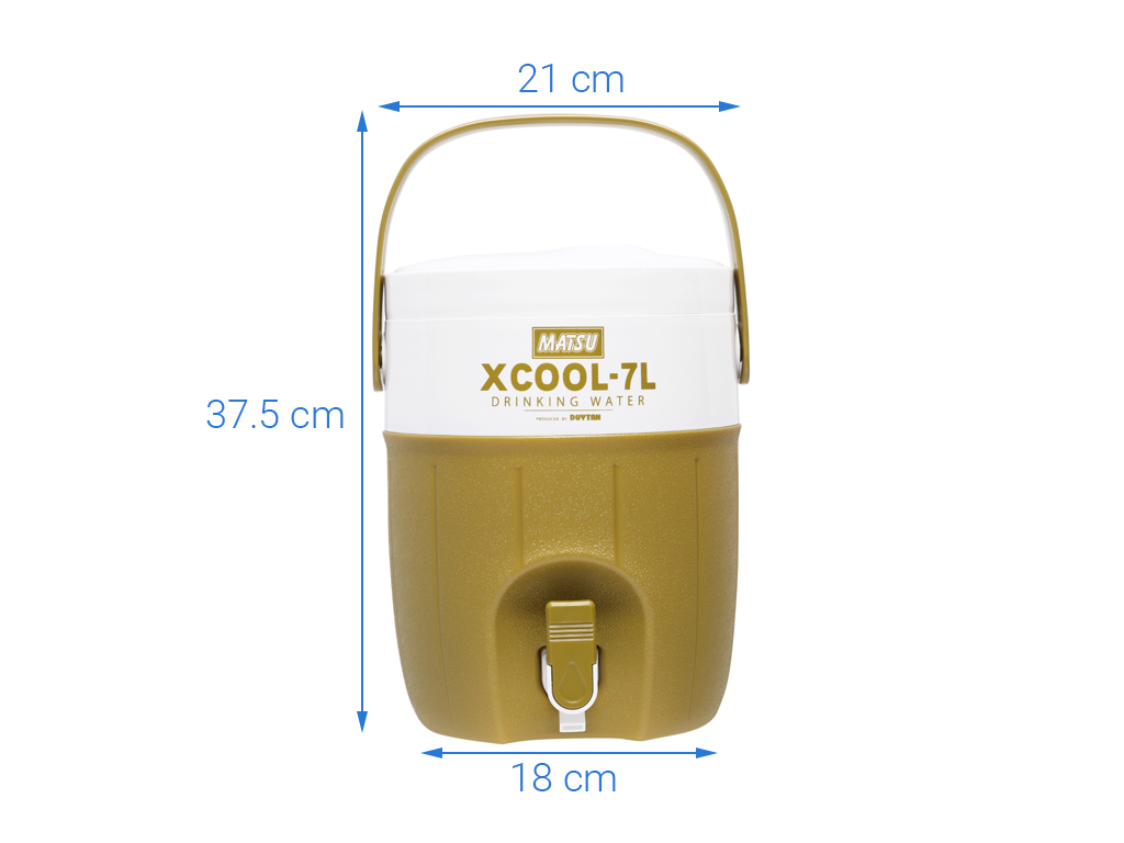[HCM]THÙNG ĐÁ DUY TÂN MATSU XCOOL 7L (CÓ VÒI)
