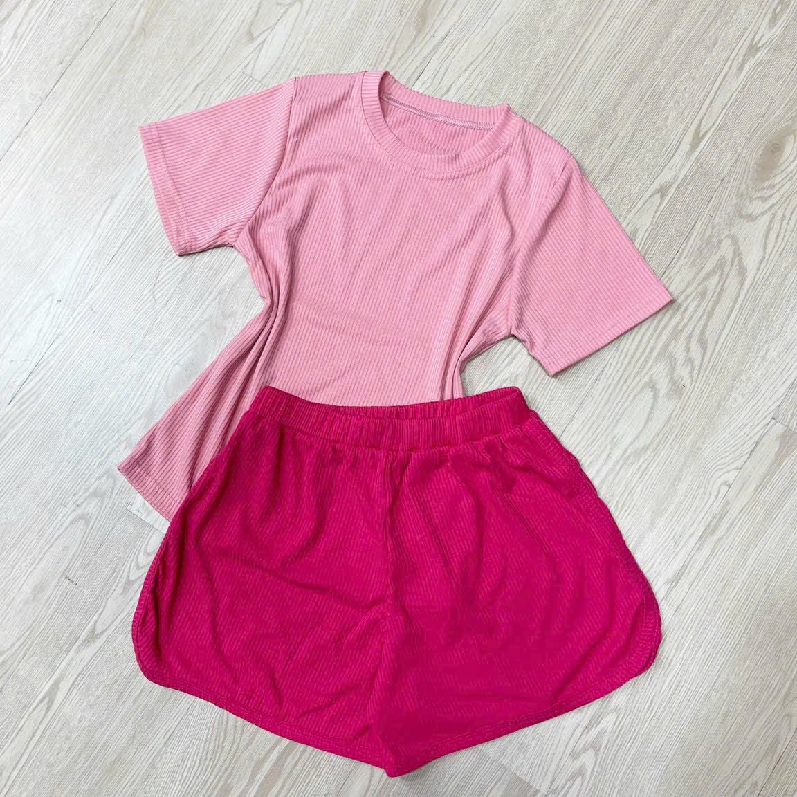 (free ship)Sét bộ thun mùa hè phom dưới 55kg.