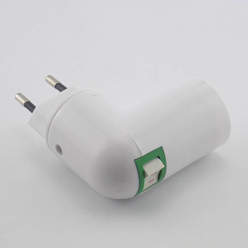 QKKQLA E27 Led Light Lamp Bulb Bases Socket Holder Adjstable 360 Corn Bulb Adapter Power Plug Converter Lighting