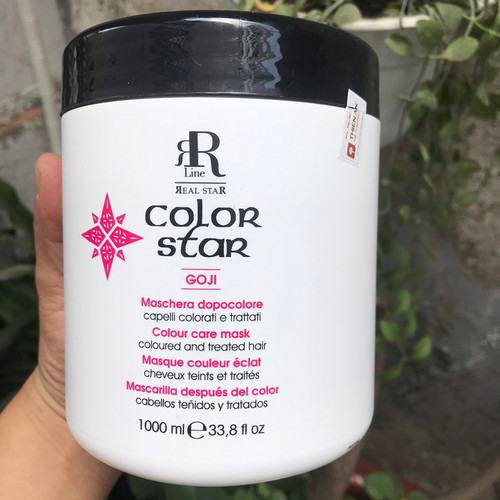 Dầu hấp chăm sóc giữ màu cho tóc nhuộm rr line color star 1000ml