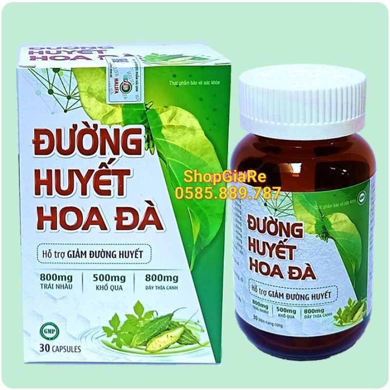 Viên Uống Tiểu Đường Đường Huyết Hoa Đà Hỗ Trợ Giảm Đường Huyết Giảm Biến