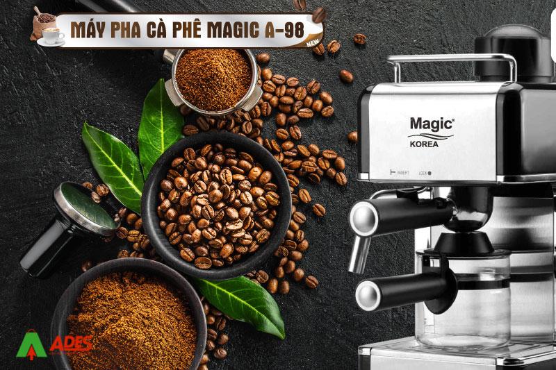 Máy pha cà phê MAGIC KOREA A89 công suất 800w Hàn Quốc bảo hành 12 tháng