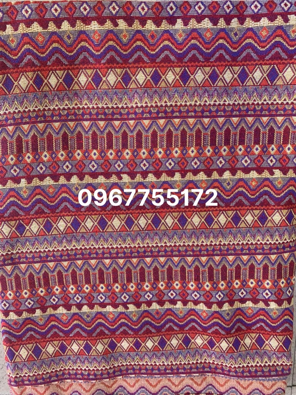 vỏ gối bằng vải thổ cẩm dân tộc