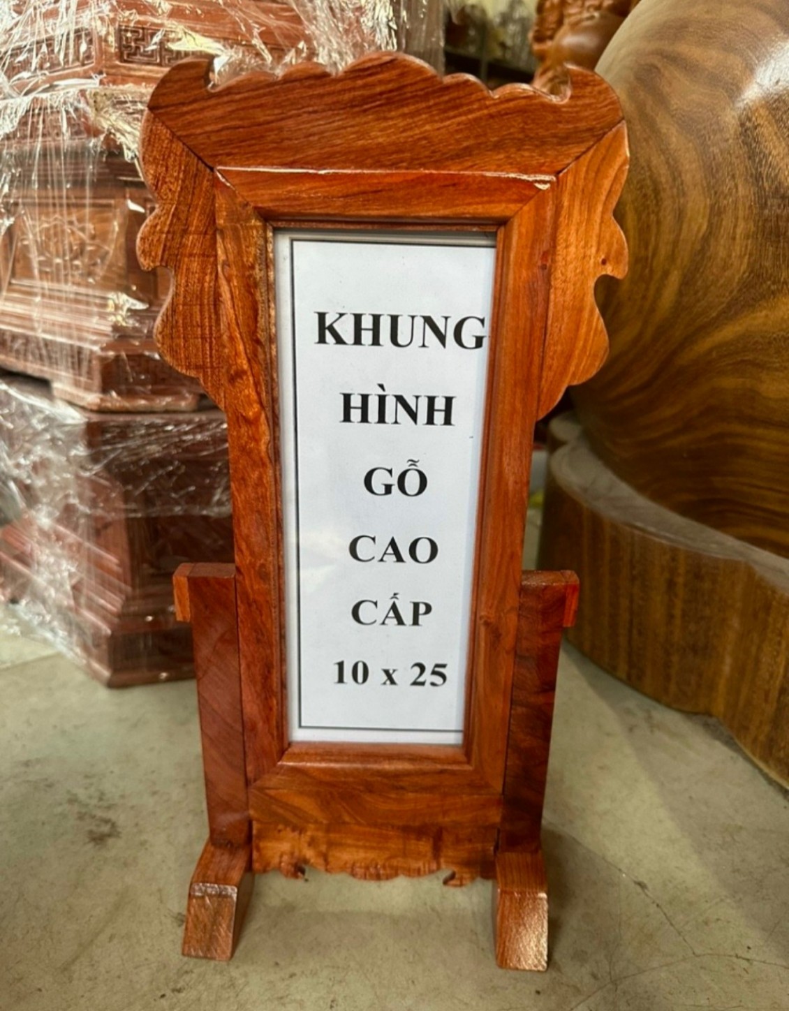 Bài vị thờ cúng gia tiên gỗ hương 20 x 25 cm--10 x30 cm