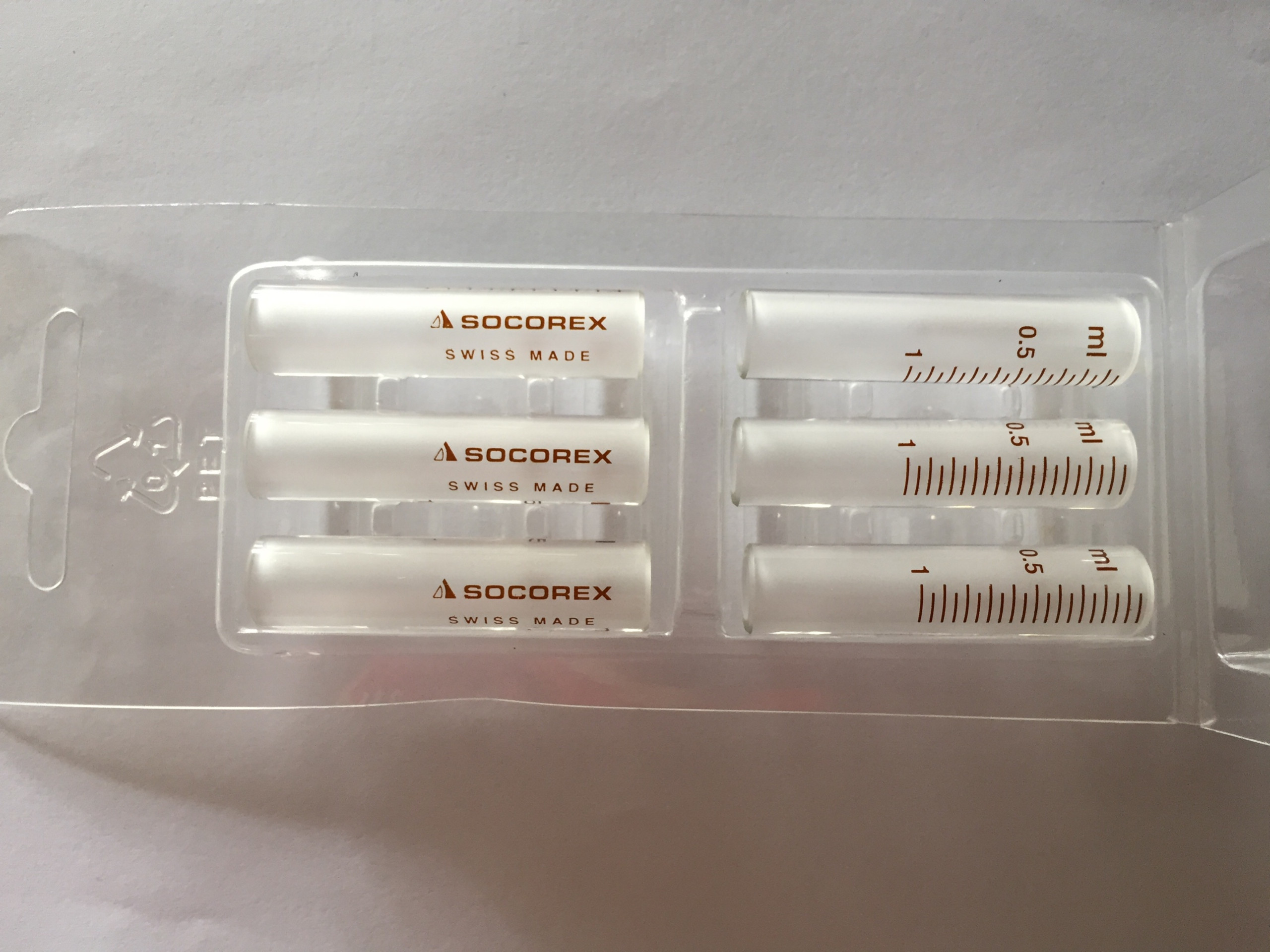 Ống thủy thay thế bơm kim tiêm Socorex 1ml