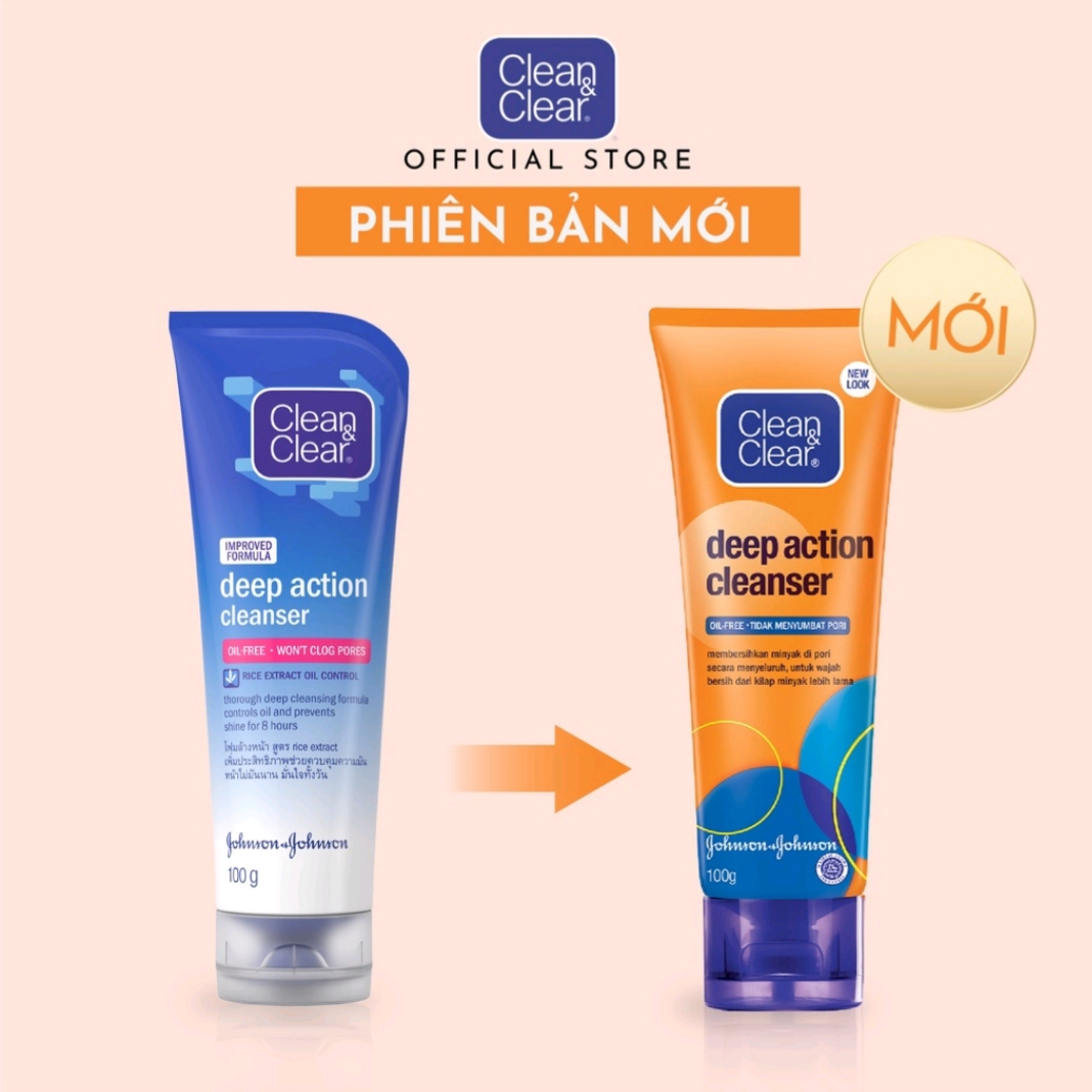 [HCM] Sữa Rửa Mặt CLEAN & CLEAR 100g