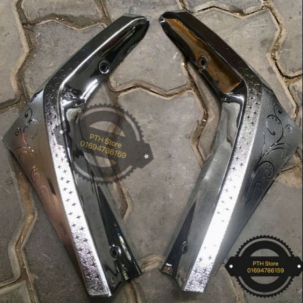 Ốp co bửng mạ crôm yamaha grande