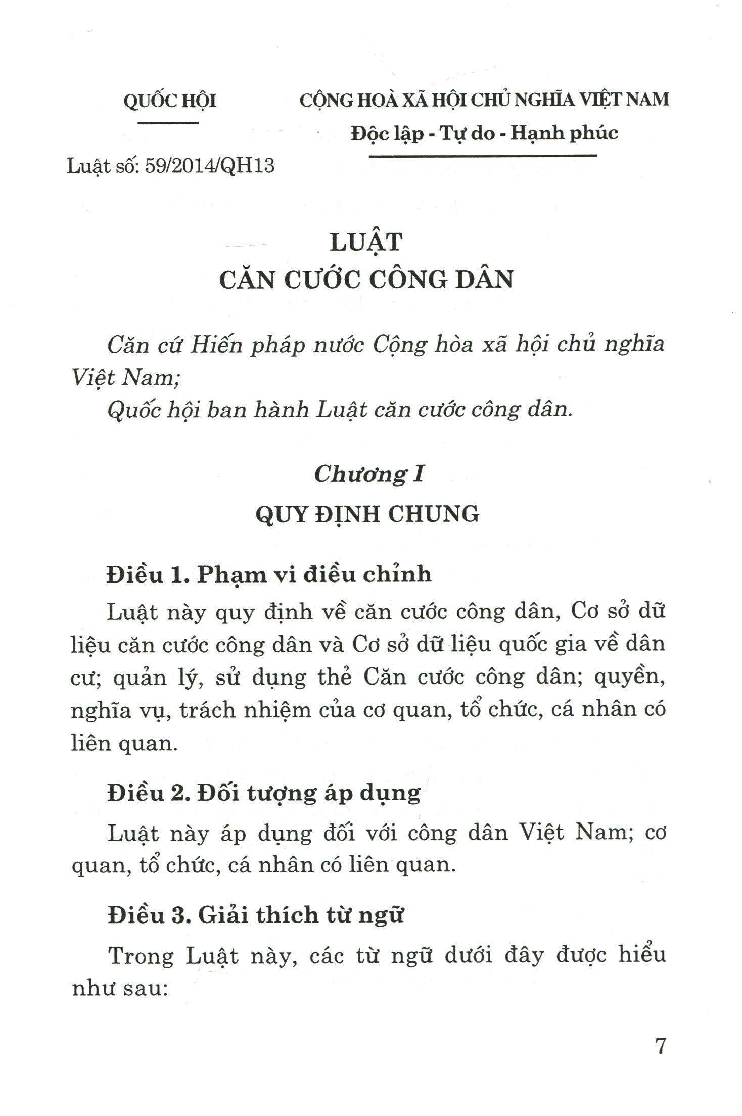 Luật Căn Cước Công Dân - Nhiều Tác Giả