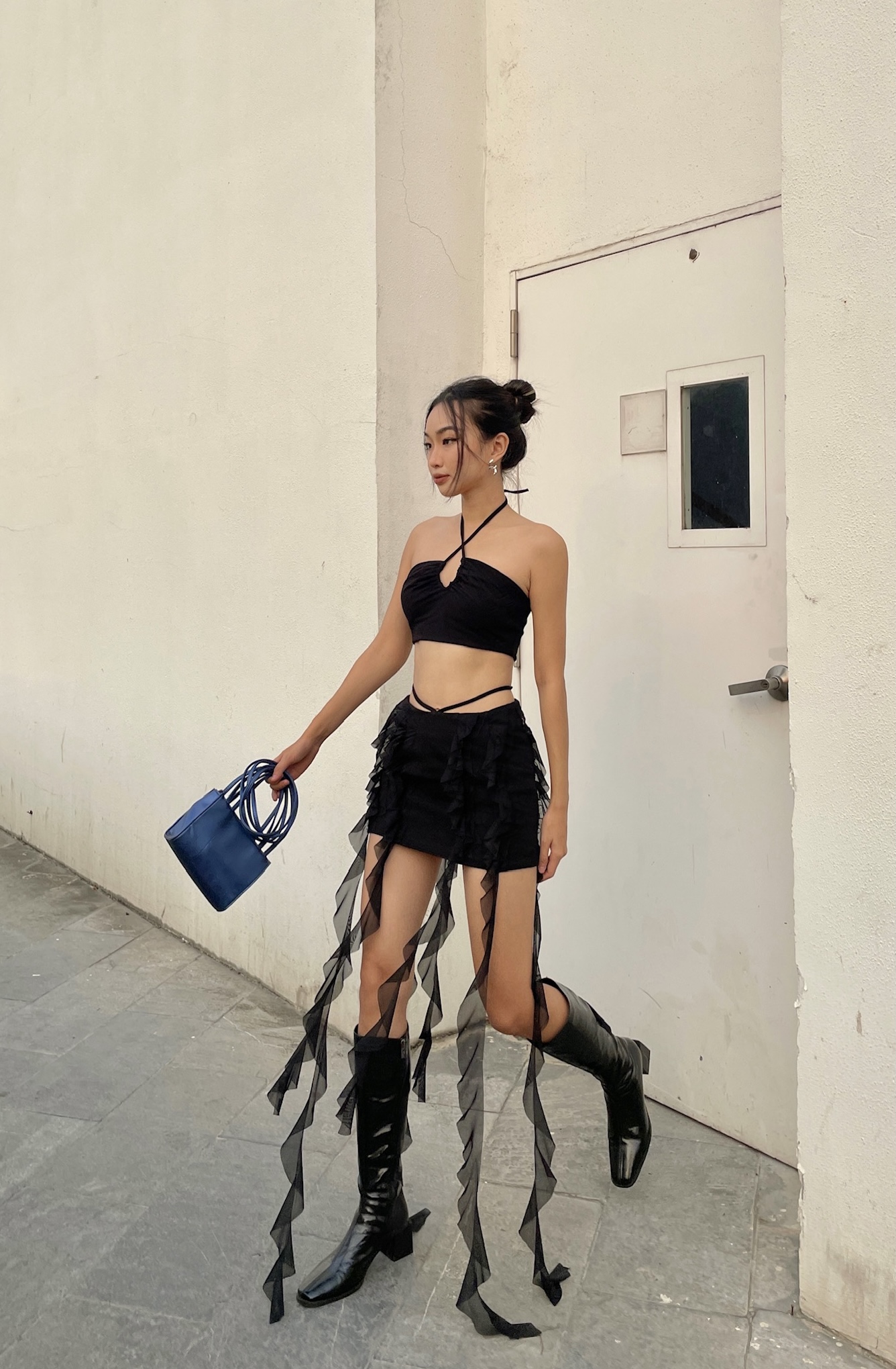 Set áo croptop và chân váy | MAY SET - CLÉLIE