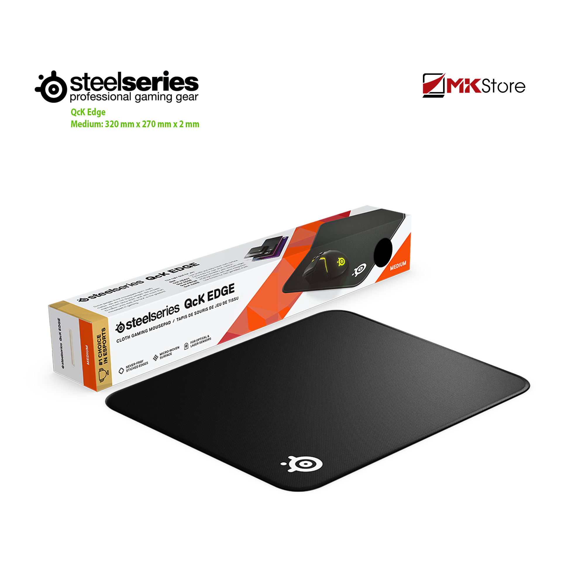 Bàn di chuột STEELSERIES QcK Edge Medium MKStore