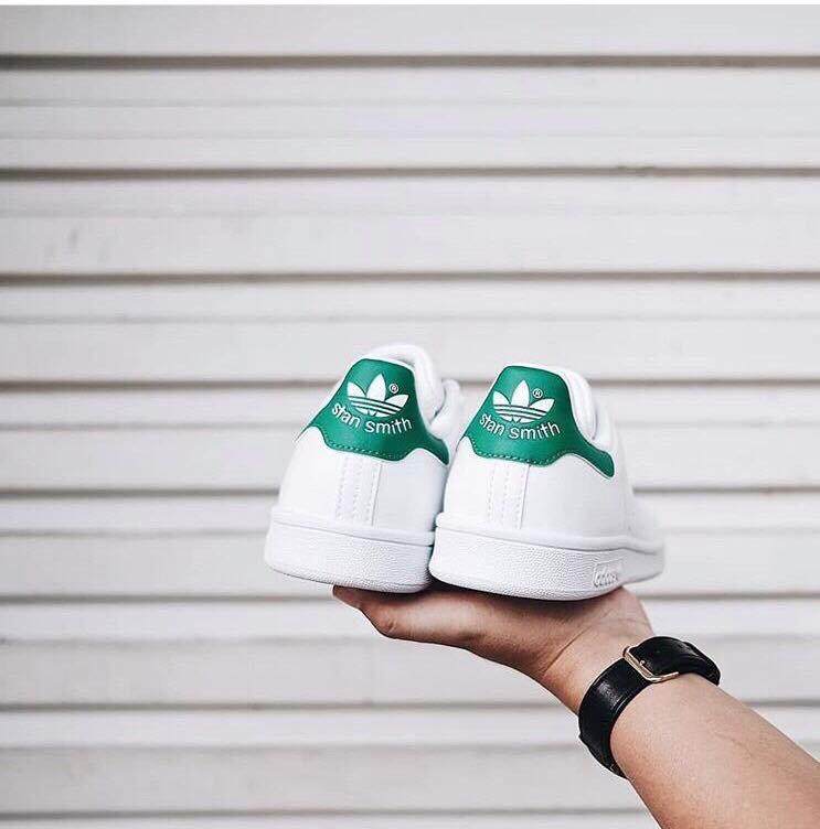 [Full Box+ Tặng Hộp] Giày Thể Thao nam nữ thời trang Stan.smith gót xanh