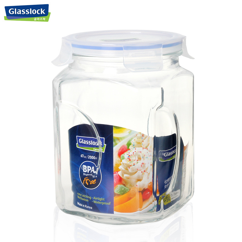 Lọ thủy tinh 2000ml Glasslock Hàn Quốc IP592
