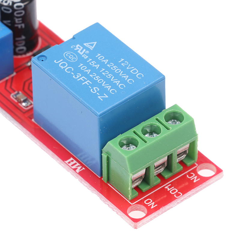 Ministar Rơ Le Trễ NE555 DC 12V Công Tắc Hẹn Giờ Mô-đun Điều Chỉnh Được