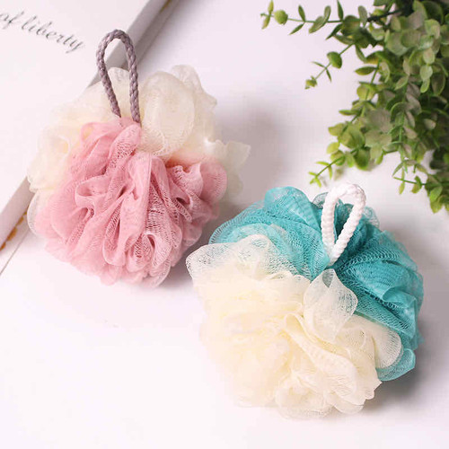 Bông tắm lưới tròn tạo bọt 2 màu