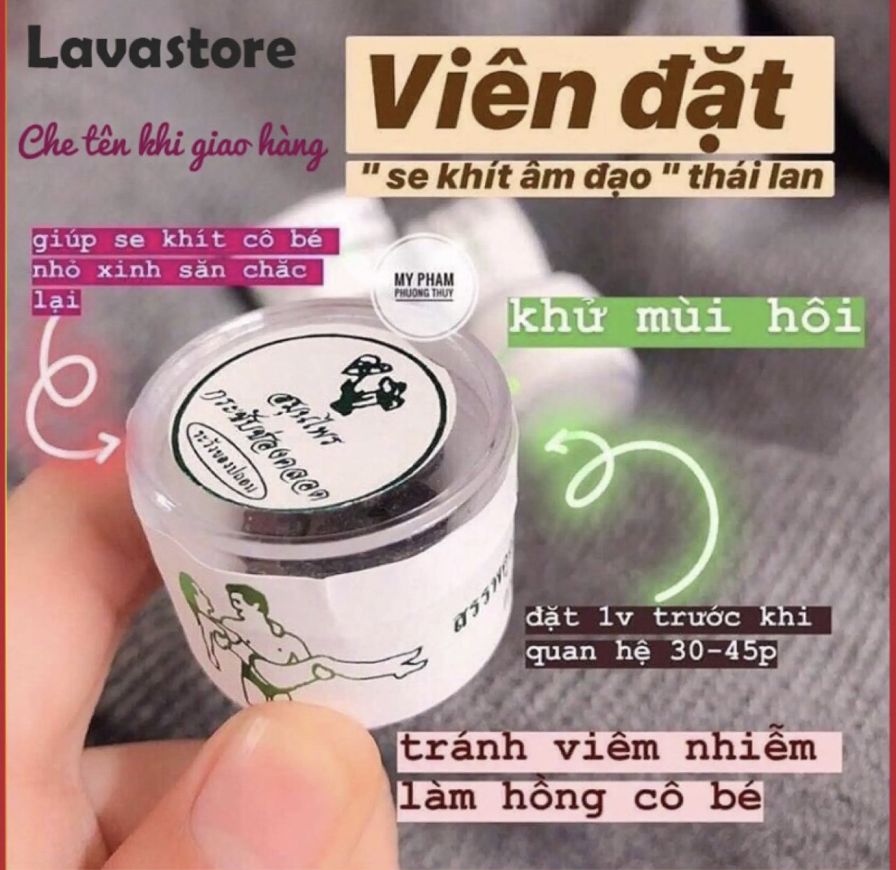[Chuẩn Thái] Viên đặt se khít Thái Lan