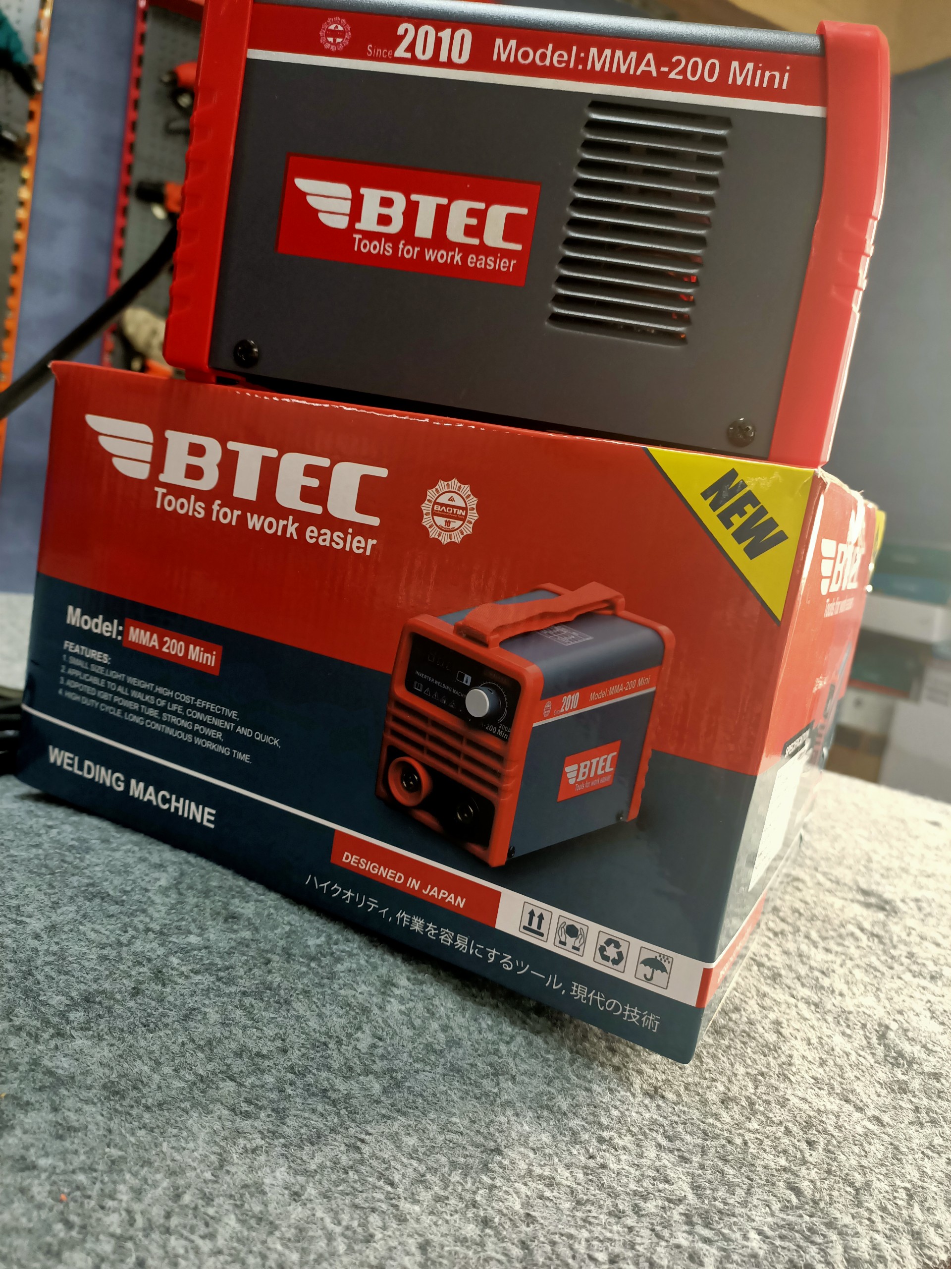 Máy Hàn Điện Tử Siêu Mini BTEC MMA-200Mini