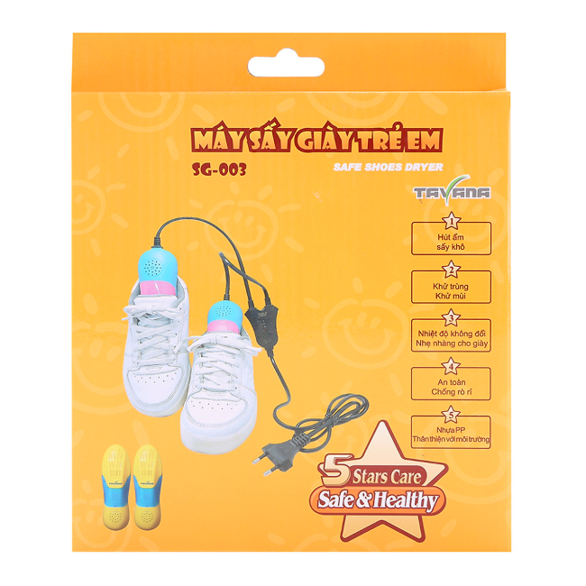 Máy sấy giày trẻ em cao cấp Nanolight- Tavana SG-003 TẶNG KÈM NHIỀU QUÀ TẶNG HẤP DẪN