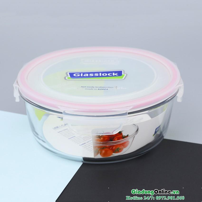 Hộp thủy tinh tròn Glasslock MCCB205 2000ml