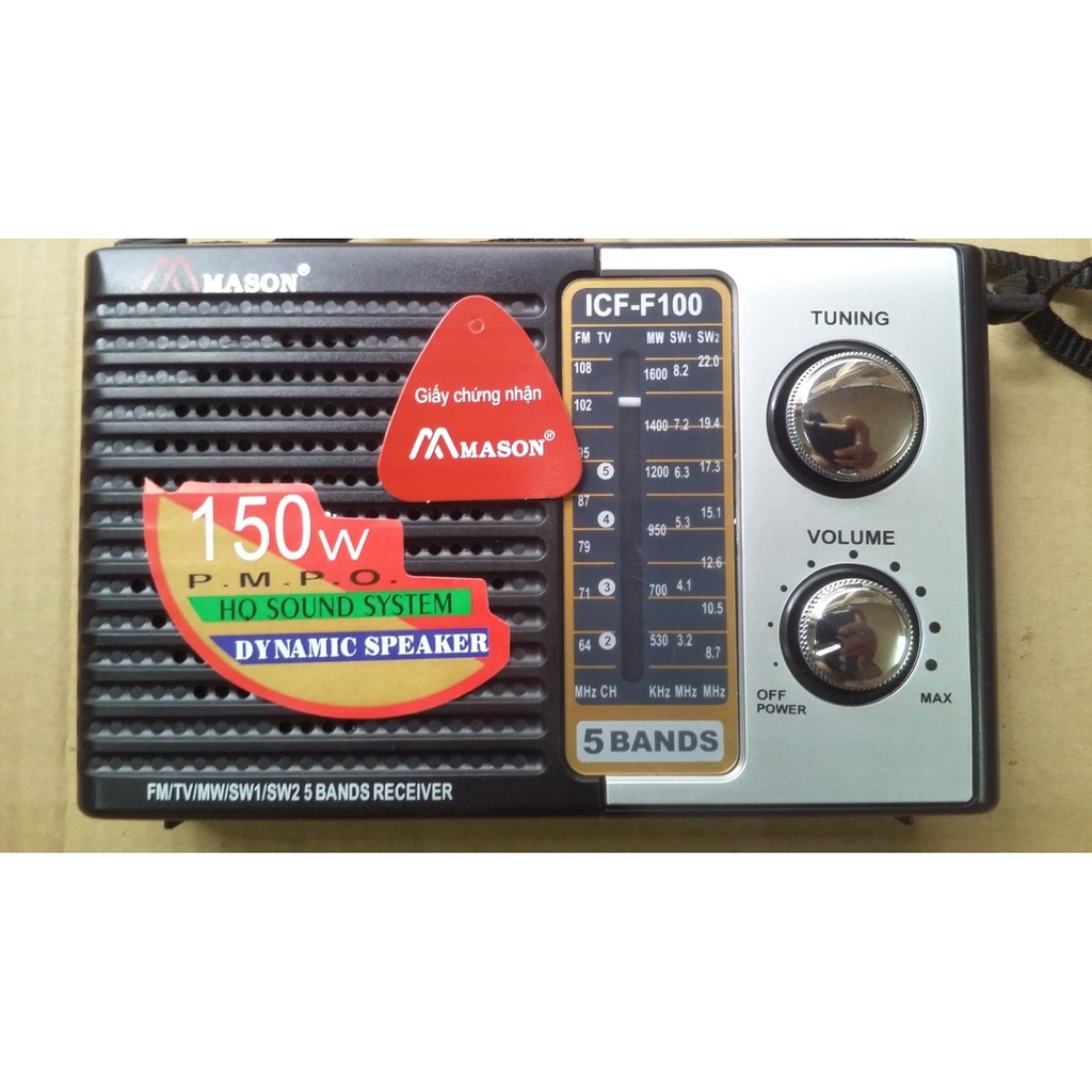 [HCM] Radio Radio 5 band Mason icf-f100