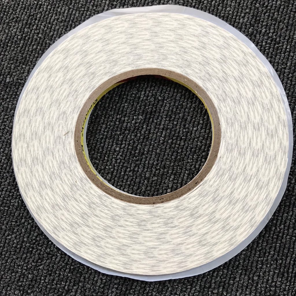 Keo 3M màu trắng (keo 2 mặt) chịu nhiệt độ cao (5mm x 50m)
