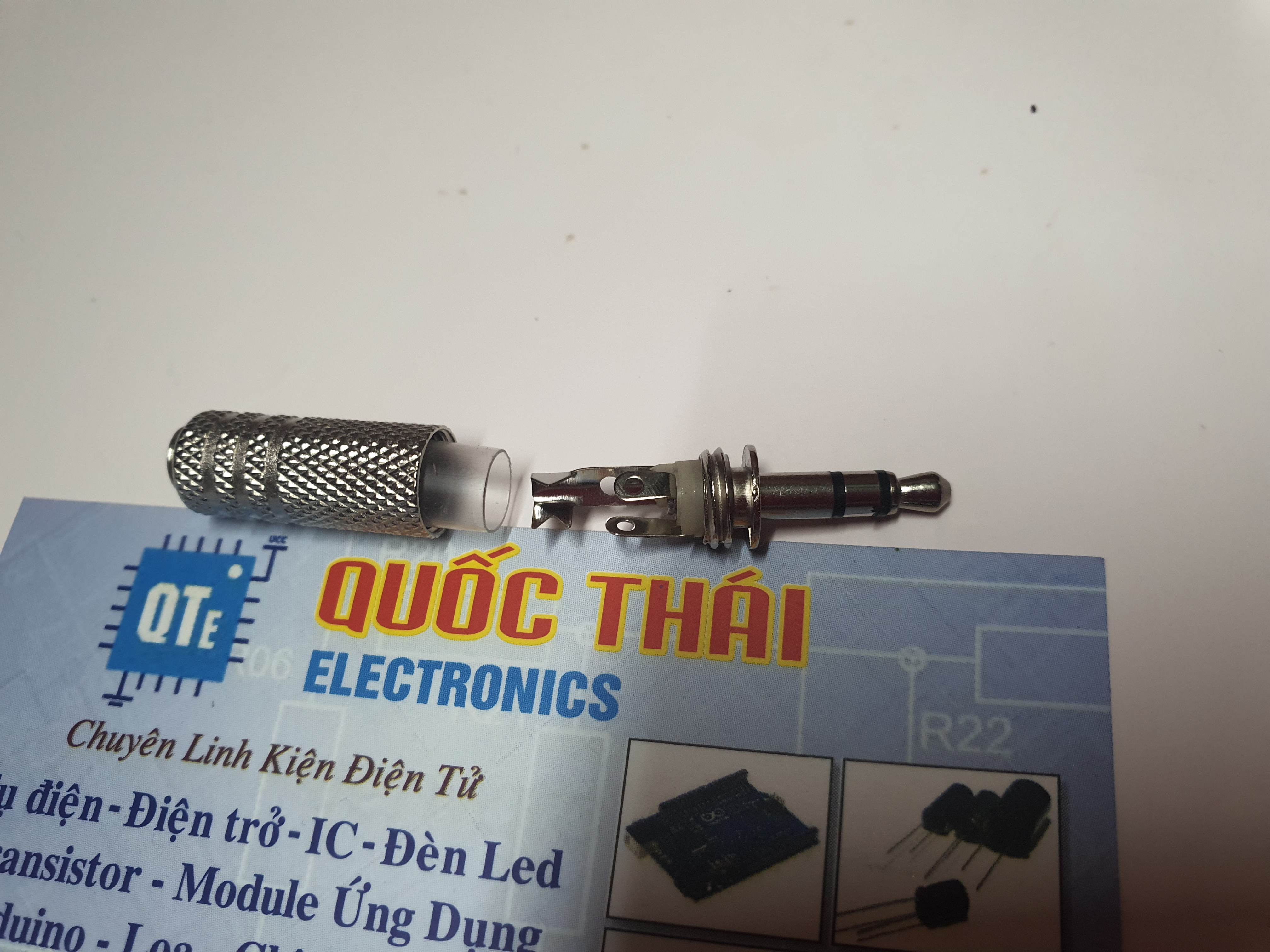 Combo 3 jack 3.5 đực vỏ kim loại