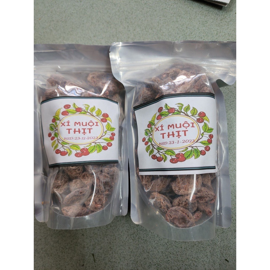 XÍ MUỘI CHUA MẶN NGỌT - ( Xí muội Thịt ) 100.GRAM