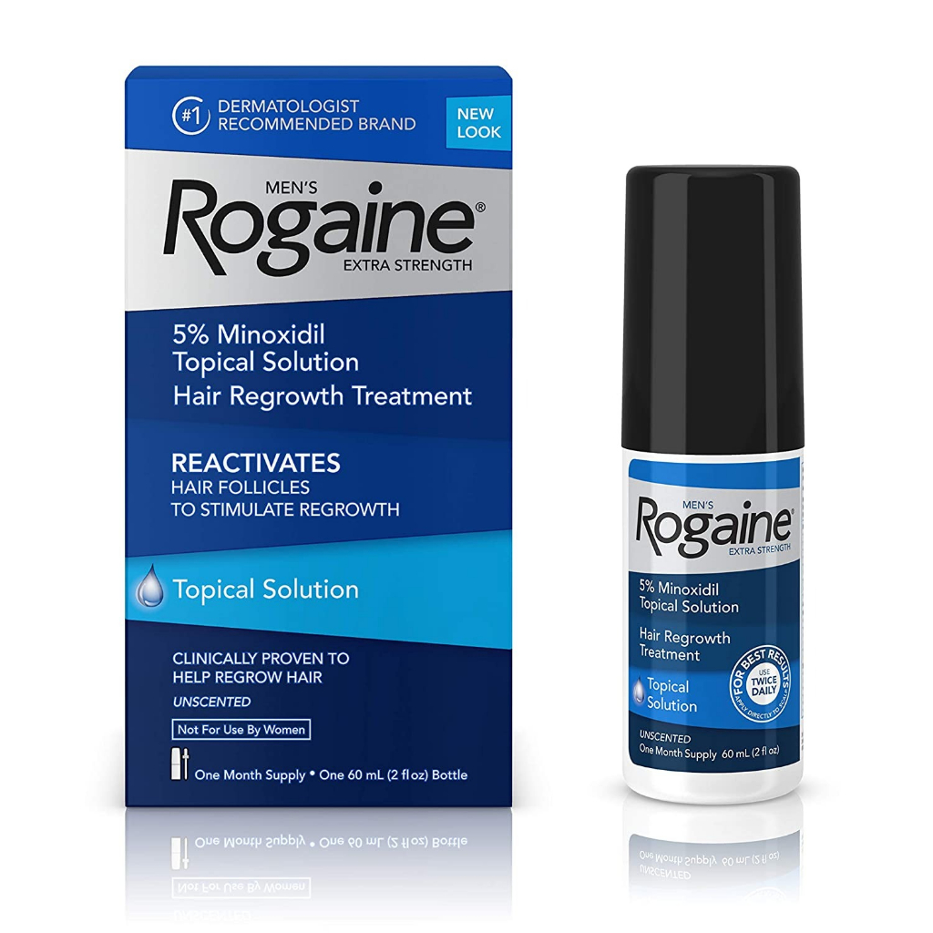 Tinh chất mọc tóc cho nam Men's Rogaine 5% Minoxidil Solution 3x60ml (dạng dung dịch)