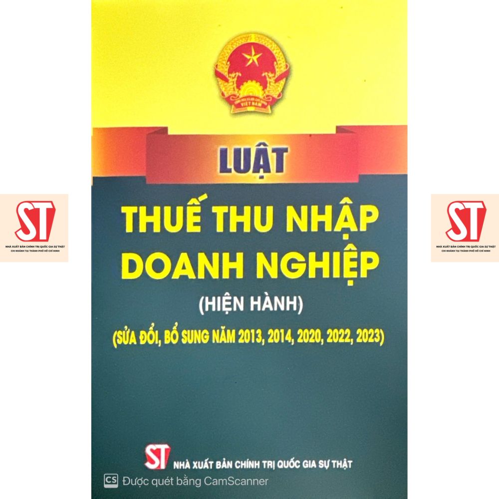 Luật Thuế Thu Nhập Doanh Nghiệp