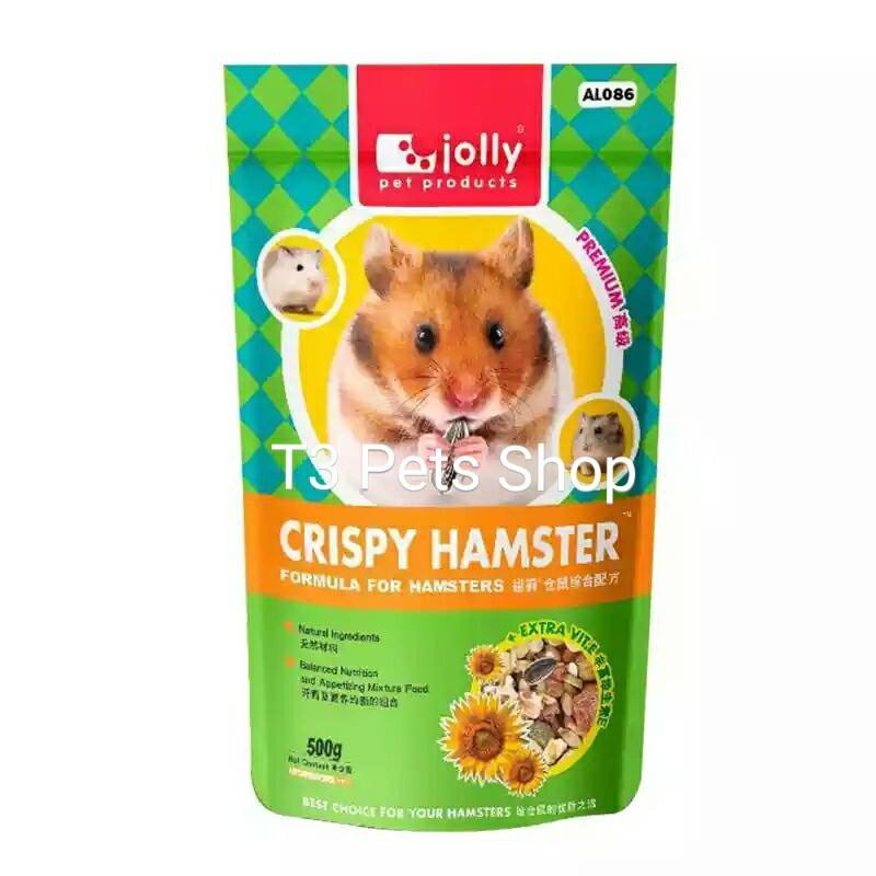Thức ăn crispy 500gr và 1kg cho hamster (hạt giòn và nhiều hướng dương) - T3 PETS SHOP