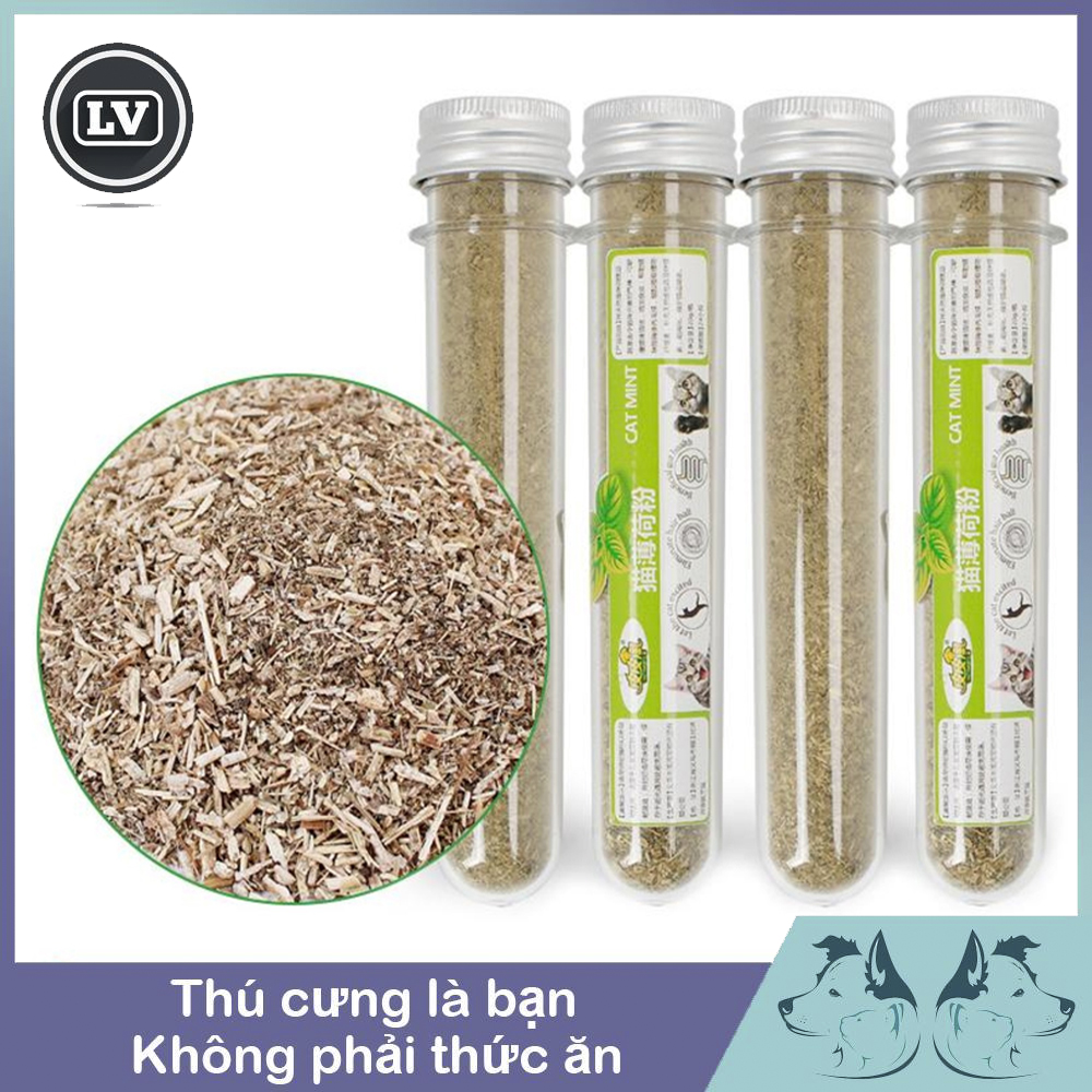 Ống cỏ mèo Catnip cho mèo - Bạc hà mèo, Catmint thư giãn cho mèo 10gr