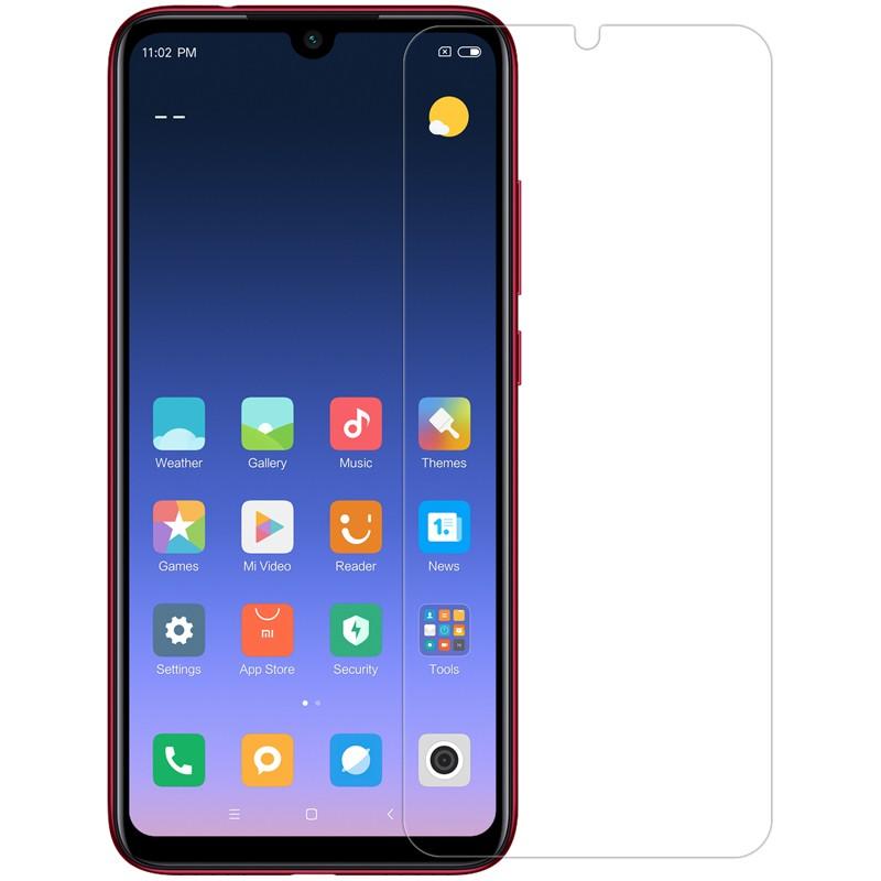 Kính cường lực trong suốt cho Xiaomi Redmi 7 (Kèm miếng lau)