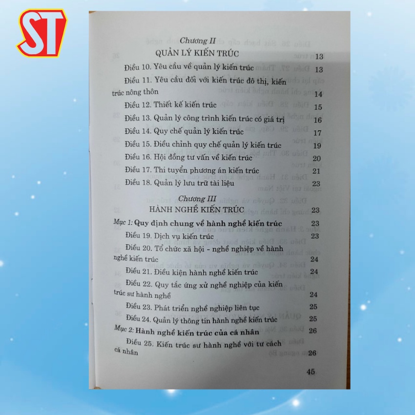 [Sách] Luật Kiến Trúc - Nxb Ctqg Sự Thật