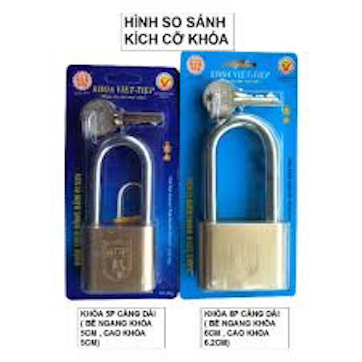 Khoá việt tiệp thau càng dài 6 phân N2