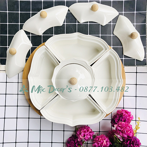MUA KHAY MỨT 4 CÁNH HOA GỐM SỨ ĐẸP