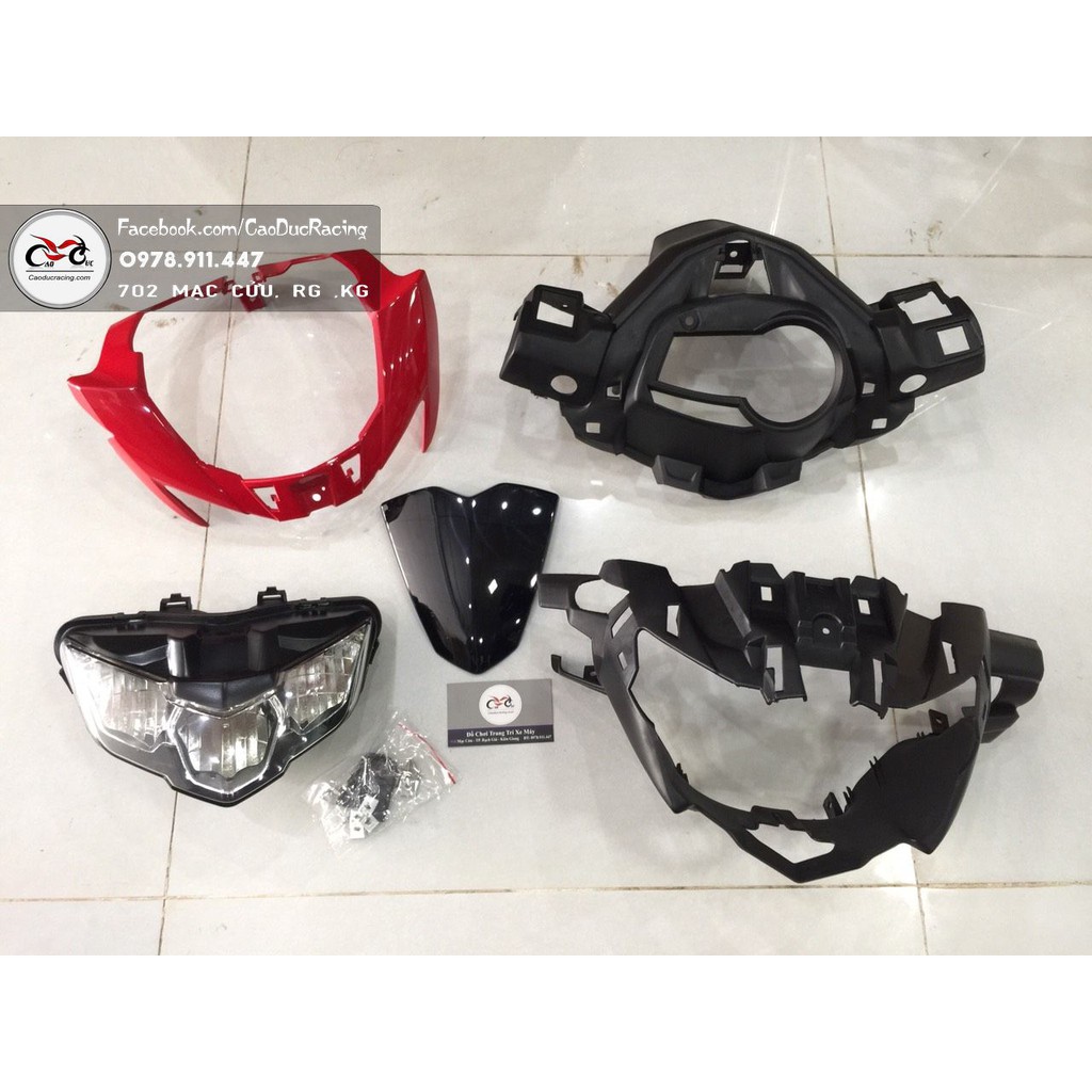 [Lấy mã giảm thêm 30%] Lẻ phụ kiện bộ đầu đèn EX150 2019 Lắp cho EX150 2015