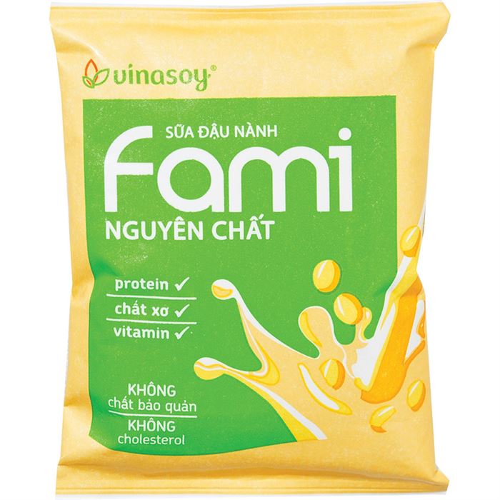 Sữa đậu nành Fami lốc 10 bịch x 200ml