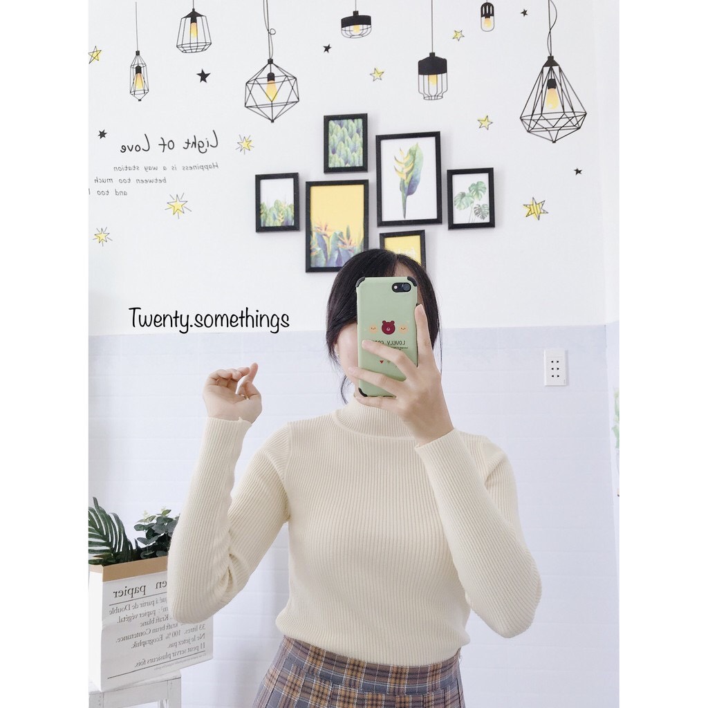 [HCM]ÁO LEN TĂM CỔ 3 PHÂN (ảnh thật/video/sẵn)