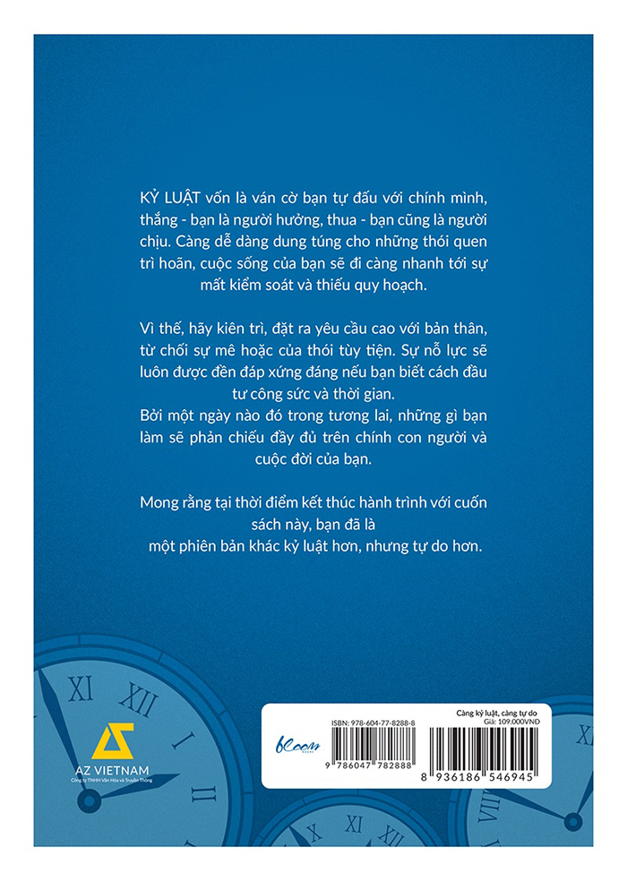 Sách - Càng kỷ luật càng tự do