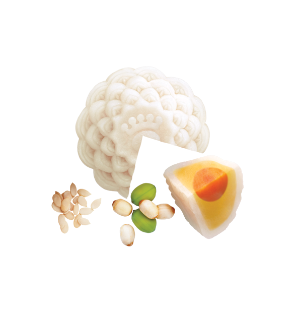 Bánh Trung Thu Kinh Đô Dẻo Hạt Sen Hạt Dưa - 1 Trứng (KD.82)