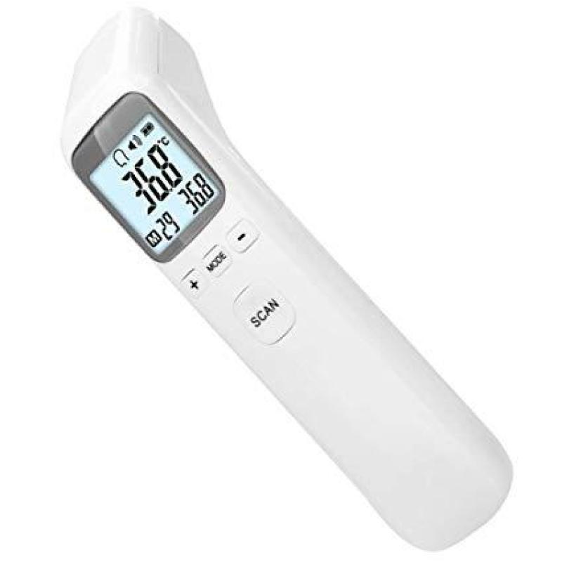 Giá bán Máy nhiệt kế điện tử, ZKKAW 3. Nhiệt kế y tế đầu và tai, Nhiệt kế sốt hồng ngoại kỹ thuật số Nhiệt kế nhiệt độ cao