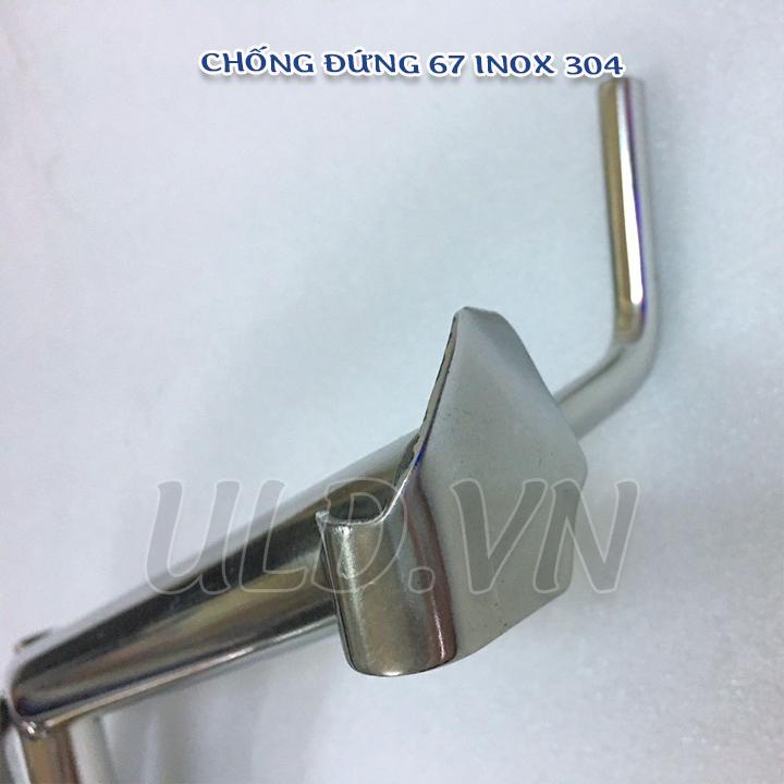 Chống đứng xe 67 bằng inox 304