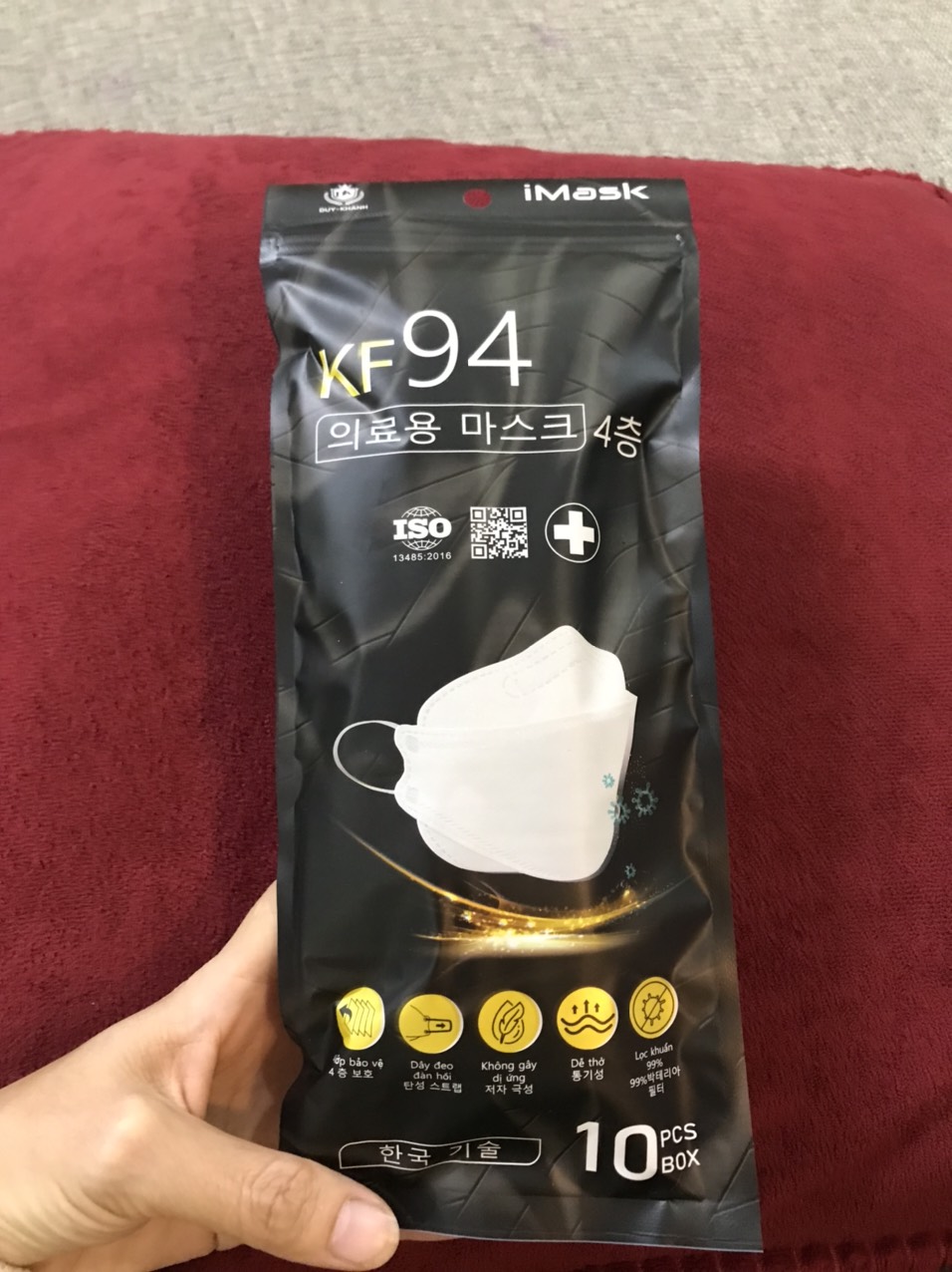 Set 10 khẩu trang KF94 Duy Khánh