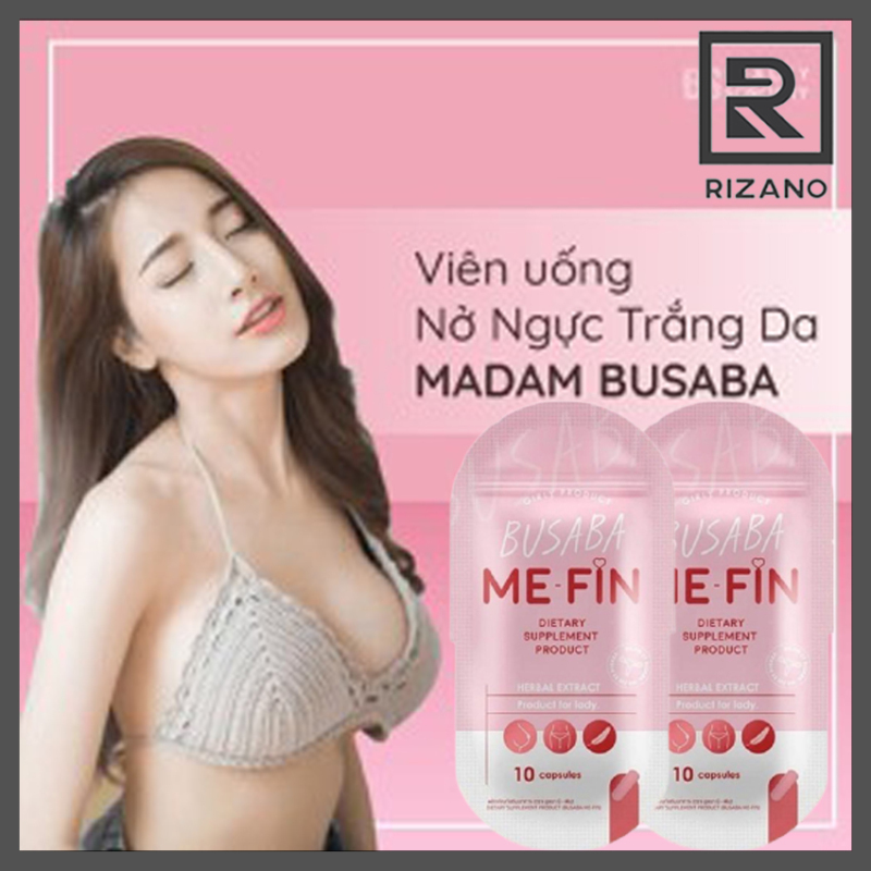 [HCM]RIZANO - [ CHE TÊN SP]  Madam Busaba Viên Uống Thảo Dược Nở Ngực Se Khít Vùng Kín nhập khẩu