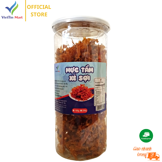 Mực tẩm xé sợi nha trang loại ngon - Viettin Mart